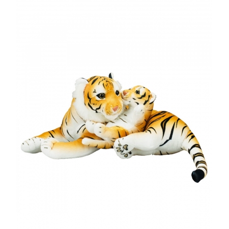 Tigre MÃ£e Realista PelÃºcia ampliada