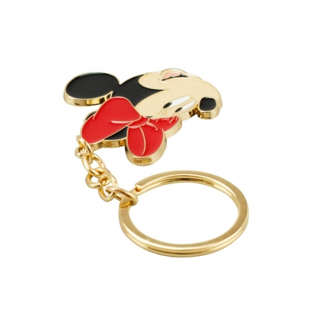 Chaveiro Metal Enfeite Rosto Minnie-Disney ampliada