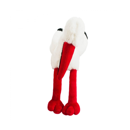 Cegonha de PelÃºcia Patas Vermelhas ampliada