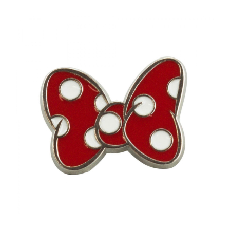 Broche de Metal LaÃ§o Vermelho Minnie ampliada