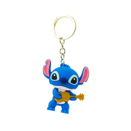 Chaveiro Stitch Com ViolÃ£o ampliada