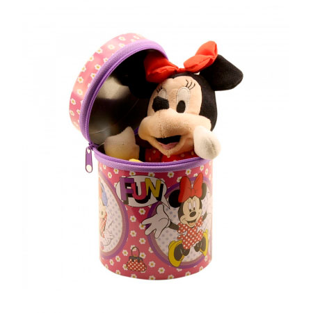 Chaveiro de Pelúcia formato Minnie Roupa Vermelha ampliada