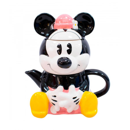 Bule e Caneca de Porcelana Minnie 760ml ampliada