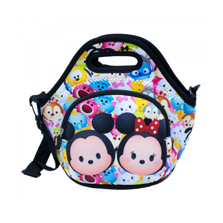 Bolsa Tï¿½rmica Colorida com Alï¿½a Mickey e Minnie TsumTsum Disney ampliada