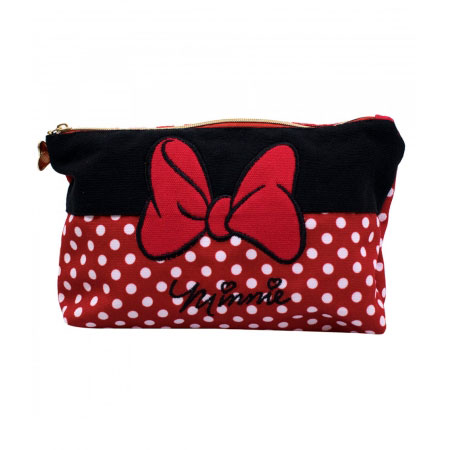 Necessaire Preta e Vermelha Minnie Disney ampliada