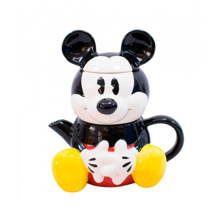 Bule e Caneca de Porcelana Mickey 760ml ampliada