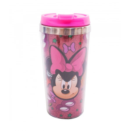 Copo Tï¿½rmico Minnie e Magrida e amiga 450ml Disney ampliada