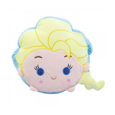 Almofada Rosto Elsa Tsumtsum Disney ampliada