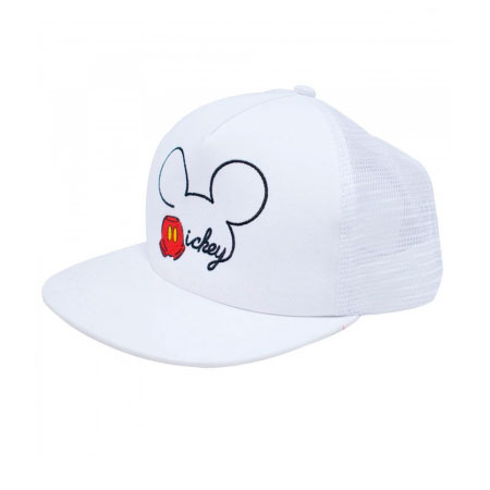 Bonï¿½ Infantil Branco Mickey disney ampliada