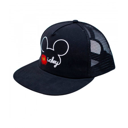 Bonï¿½ Infantil Preto Mickey disney ampliada