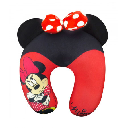 Almofada de Pescoï¿½o vermelha Minnie Disney ampliada
