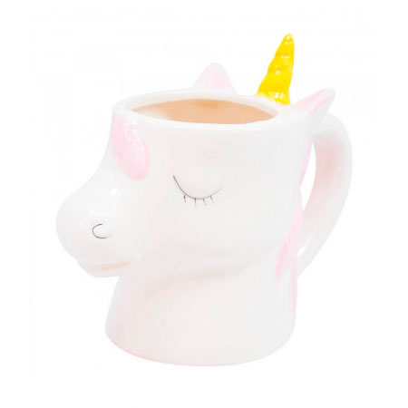 Caneca 3D  Unicornio Rosa 350ML ampliada