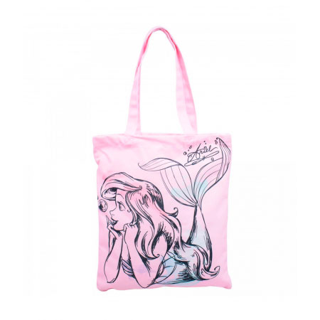 Bolsa Rosa Ariel Pequena Sereia Disney ampliada