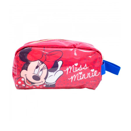 Necessaire Vermelha Miss Minnie Disney ampliada