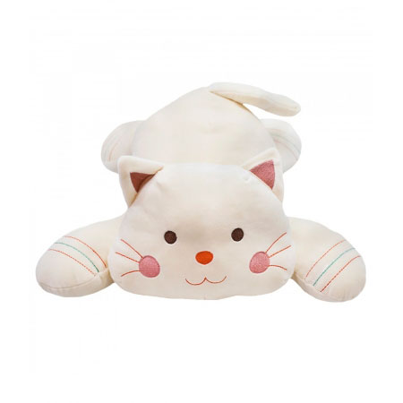 Gato de Pelï¿½cia Branco 35cm Foffy ampliada