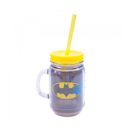 Caneca  Com Canudo Batman 420ml ampliada