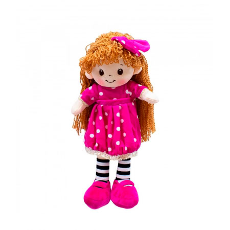 Boneca Vestido Pink  38cm ampliada