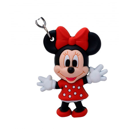 Chaveiro 3D formato Minnie  ampliada