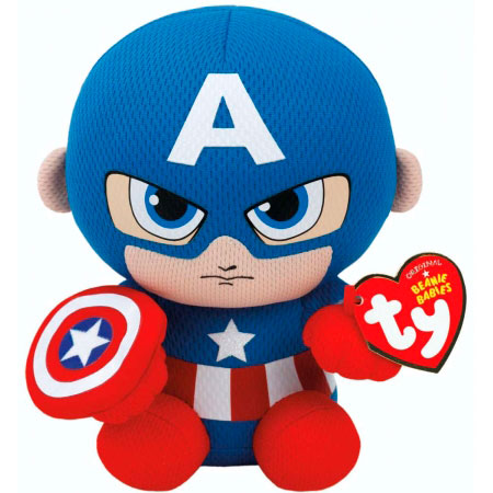 Capitão america de pelucia ampliada