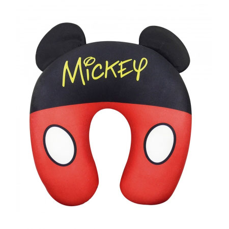 Almofada de Pescoï¿½o Preta Mickey Disney ampliada