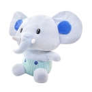 Elefante de Pelï¿½cia Azul Claro