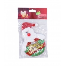 ï¿½mï¿½ Geladeira Papai Noel Guirlanda Merry Christmas 12cm - Enfeite Natalino