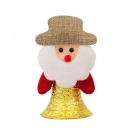 Jg Papai Noel Sino Vermelho Amarelo 11cm - Enfeite Natalino