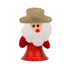 Jg Papai Noel Sino Vermelho Amarelo 11cm - Enfeite Natalino