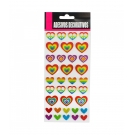 Adesivo Decorativo Coraï¿½ï¿½o Colorido 24x10cm
