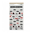 Adesivo Decorativo Bigode Senhor 19x10cm