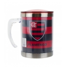 Caneca TÃ©rmica Com Tampa 450ml - Flamengo