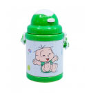 Garrafa Infantil Verde Cebolinha 380ml