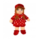 Boneca Vermelho CÃ­rculos Com ChapÃ©u 45cm