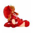 Boneca Vermelho CÃ­rculos Com ChapÃ©u 28cm