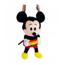 Mini Bolsa PelÃºcia Mickey CoraÃ§Ã£o Arco-Ãris 20cm - Disney