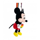 Mini Bolsa PelÃºcia Mickey CoraÃ§Ã£o Arco-Ãris 20cm - Disney