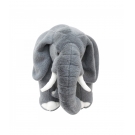 Elefante Cinza De PÃ© Realista 42cm - PelÃºcia