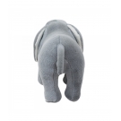 Elefante Cinza De PÃ© Realista 42cm - PelÃºcia