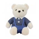  Urso Jardineira Azul 30cm - PelÃºcia