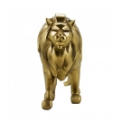 LeÃ£o Dourado 32cm - Resina Animais
