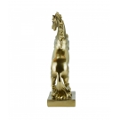Cavalo Dourado 12.5cm - Resina Animais