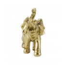 Elefante Dourado 11.5cm - Resina Animais
