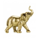 Elefante Dourado 19cm - Resina Animais