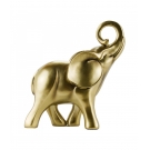 Elefante Dourado 17cm - Resina Animais