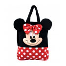 Bolsa de Pelúcia com Rosto da Minnie