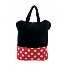 Bolsa de Pelúcia com Rosto da Minnie