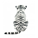 Tigre Branco Sentado Realista 31cm - PelÃºcia