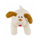 Cachorro Branco Brincando 31cm - PelÃºcia