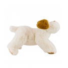 Cachorro Branco Brincando 31cm - PelÃºcia