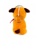 Chaveiro Cachorro Narigudo Laranja 16cm - PelÃºcia